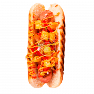 Reuben Pastrami Dog